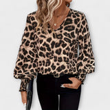 Joana | Elegantiška bluzon su leopardų raštu