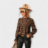 Kayla | Marškiniai su leopardų raštu