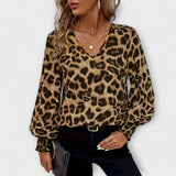Joana | Elegantiška bluzon su leopardų raštu