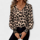 Joana | Elegantiška bluzon su leopardų raštu