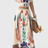 Itzel | Boho komplektas su etniniais raštais
