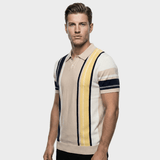 Henrik™ | Šviesiai dryžuotas polo marškinėlis