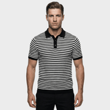 Malthe™ | Klasikinis dryžuotas polo marškinėlis