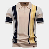 Henrik™ | Šviesiai dryžuotas polo marškinėlis