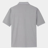 Klaus™ | Plieninė pilka polo marškiniai