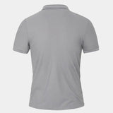 Klaus™ | Plieninė pilka polo marškiniai