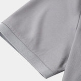Klaus™ | Plieninė pilka polo marškiniai