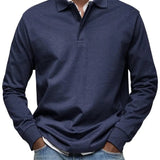 MOHR® | Prabangus polo marškinėliai su ilgomis rankovėmis