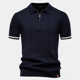 Mikkel™ | Karališkas Zip Polo