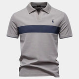 Niels™ | Savanna Riba Polo marškiniai