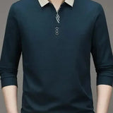 René™ | Elegantiška Polo Marškinėliai su Ilgomis Rankovėmis