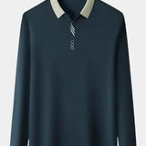 René™ | Elegantiška Polo Marškinėliai su Ilgomis Rankovėmis
