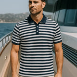 Simon™ | Elegantiškas prisotintas Riviera Polo marškinėliai