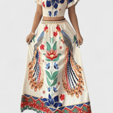 Itzel | Boho komplektas su etniniais raštais