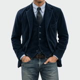 Tommy™ | 2 dalių aksominio kostiumo ir liemenės komplektas